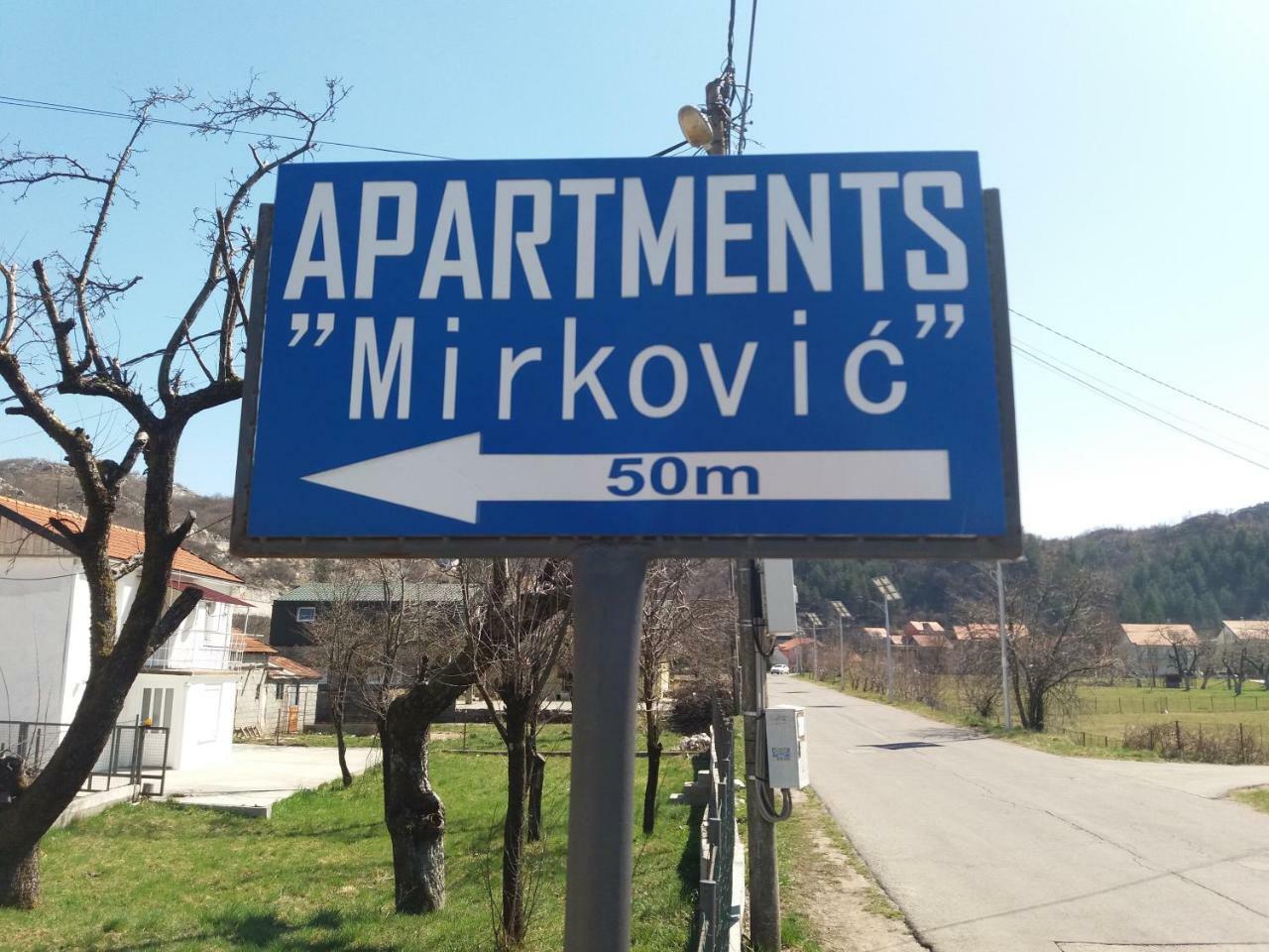 Apartments Mirkovic Cetinje Kültér fotó